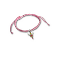 Girls Pink Fairy Friendship Bracelet