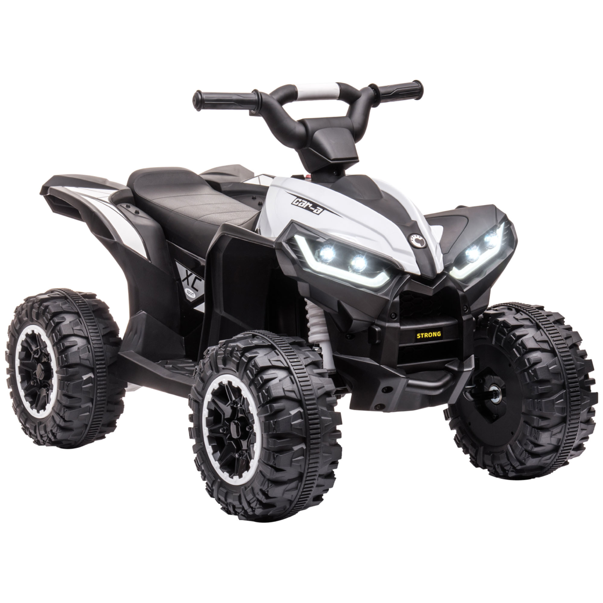 HOMCOM 12V Electric Quad Bikes for Kids Ride On Car ATV Toy for 3-5 Years