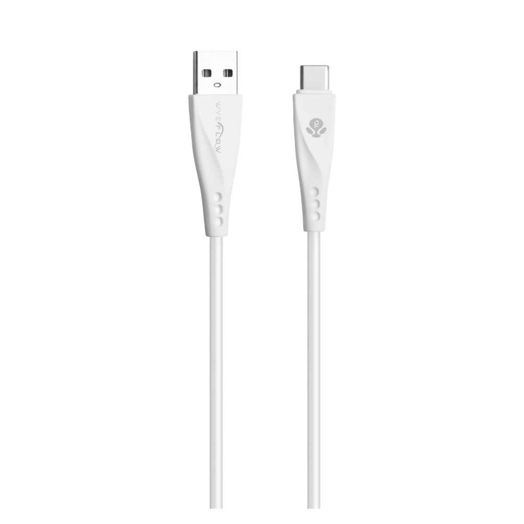WYEFLOW Luxe Silicone USB to USB-C Charging & Data Cable 3m