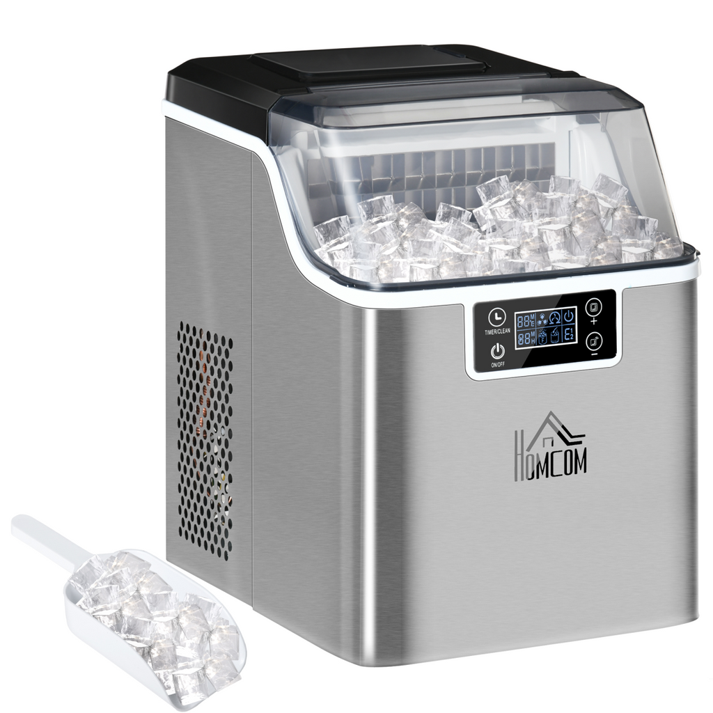 Ice Maker Machine Counter Top Ice Cube Maker for Home 20kg in 24 Hrs HOMCOM