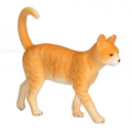 Ginger Tabby Cat Toy  Realistic Pet Figurine