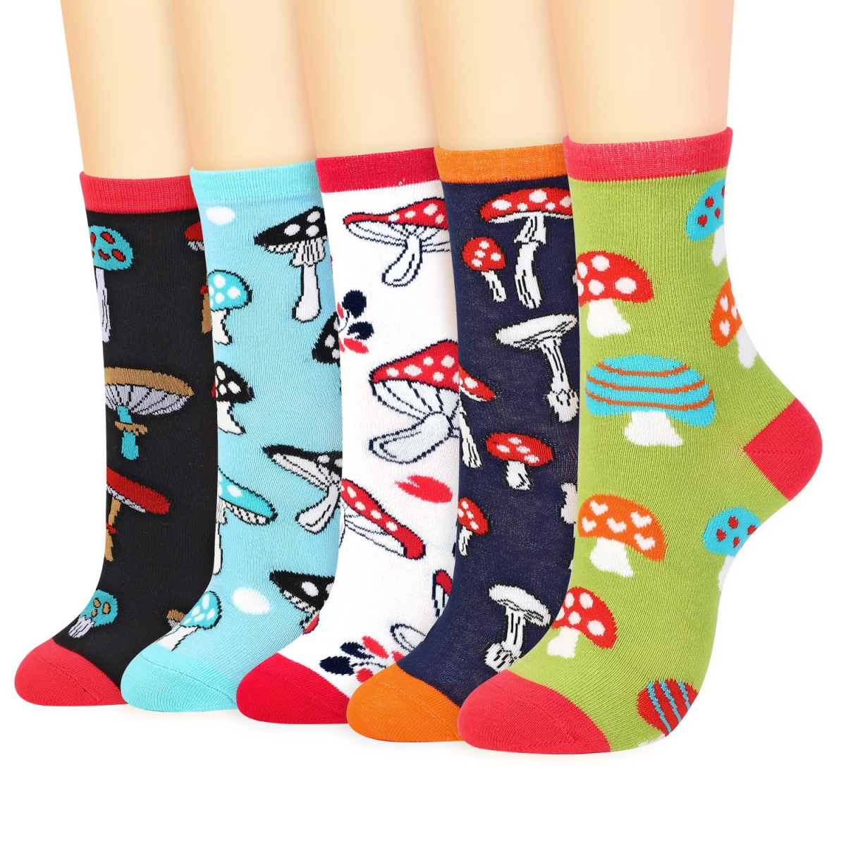 Vinsani MUSHROOMS SOCKS 5pk