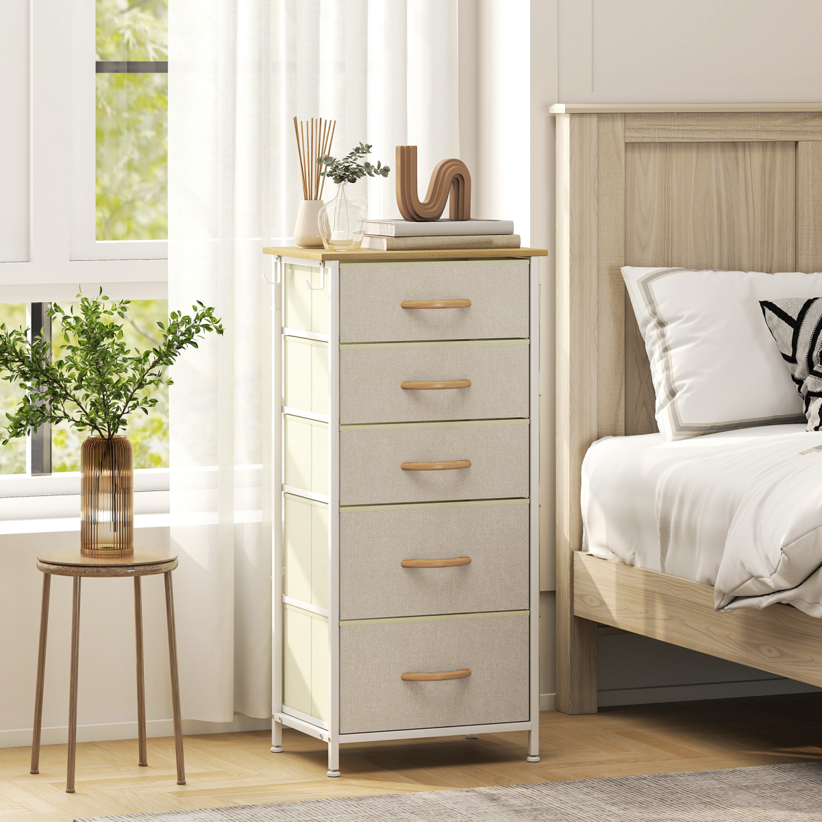 Wood Storage Chest of Drawers