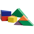 7 Pcs Kids Soft Foam Puzzle Play Blocks Set Learning Toddler Activity