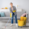 Mop Water Bucket Wringer Cart