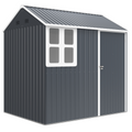 Galvanised Steel Storage Shed - Durable Design & Ample Space 7x6ft