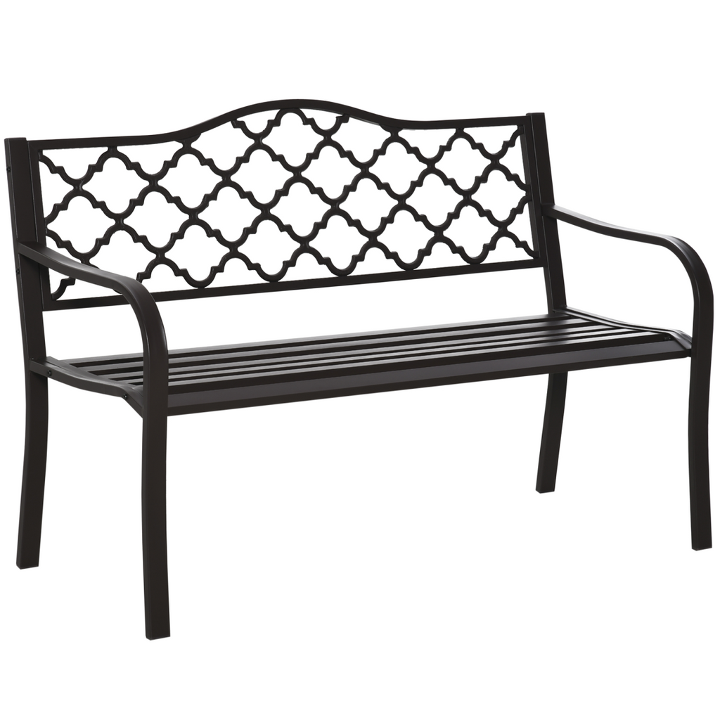 Cast Iron Front Porch Bench Mesh Patio Folding Rocking Set Lawn Furniture