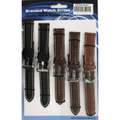 R-402W Quality Leather Padded watch straps with Stitching 20MM