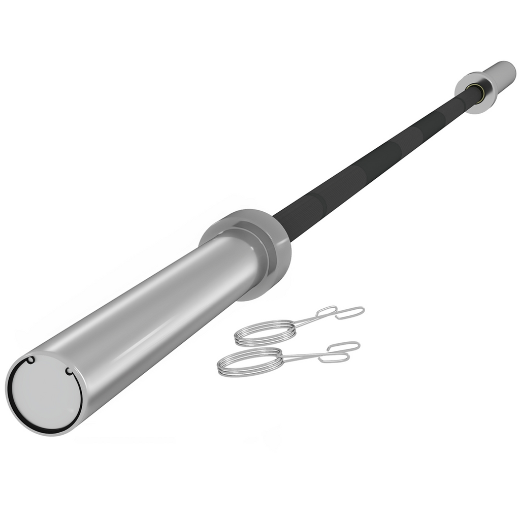 Barbell Bar for 2"/5cm Weight Plates, Home Gym Weight Lifting Bar, 210cm, 20kg