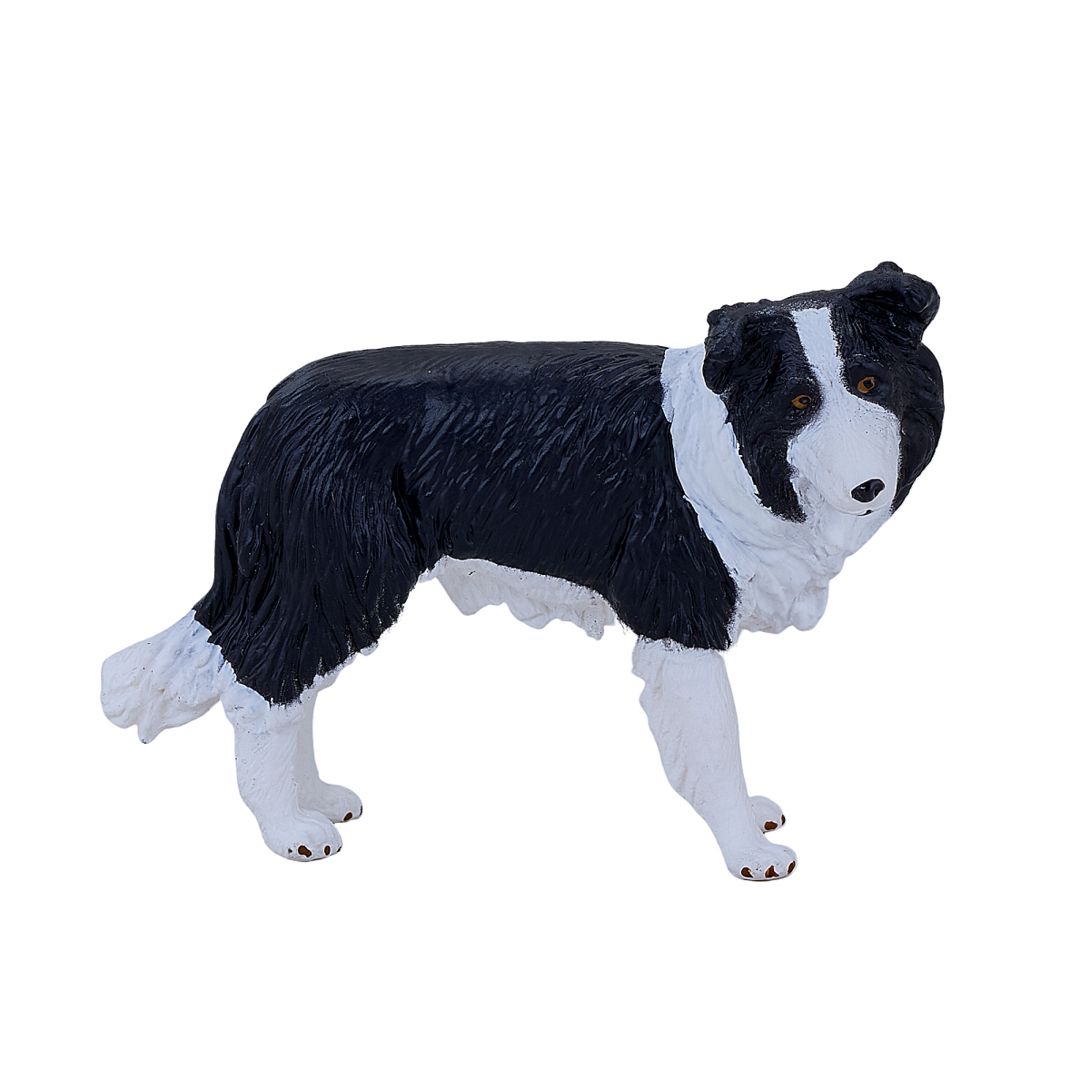 Border Collie Dog Toy  Realistic Pet Figurine