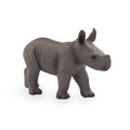 Rhino Baby Standing Toy  Realistic Wildlife Model