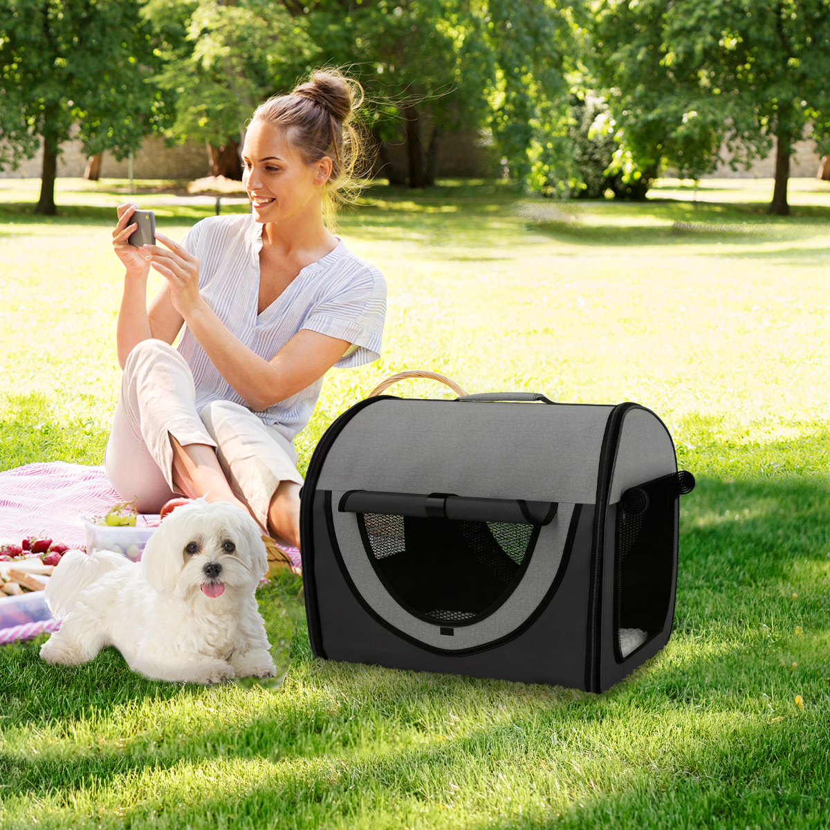 Fully Enclosed Cat Litter Box/Cat Litter Box