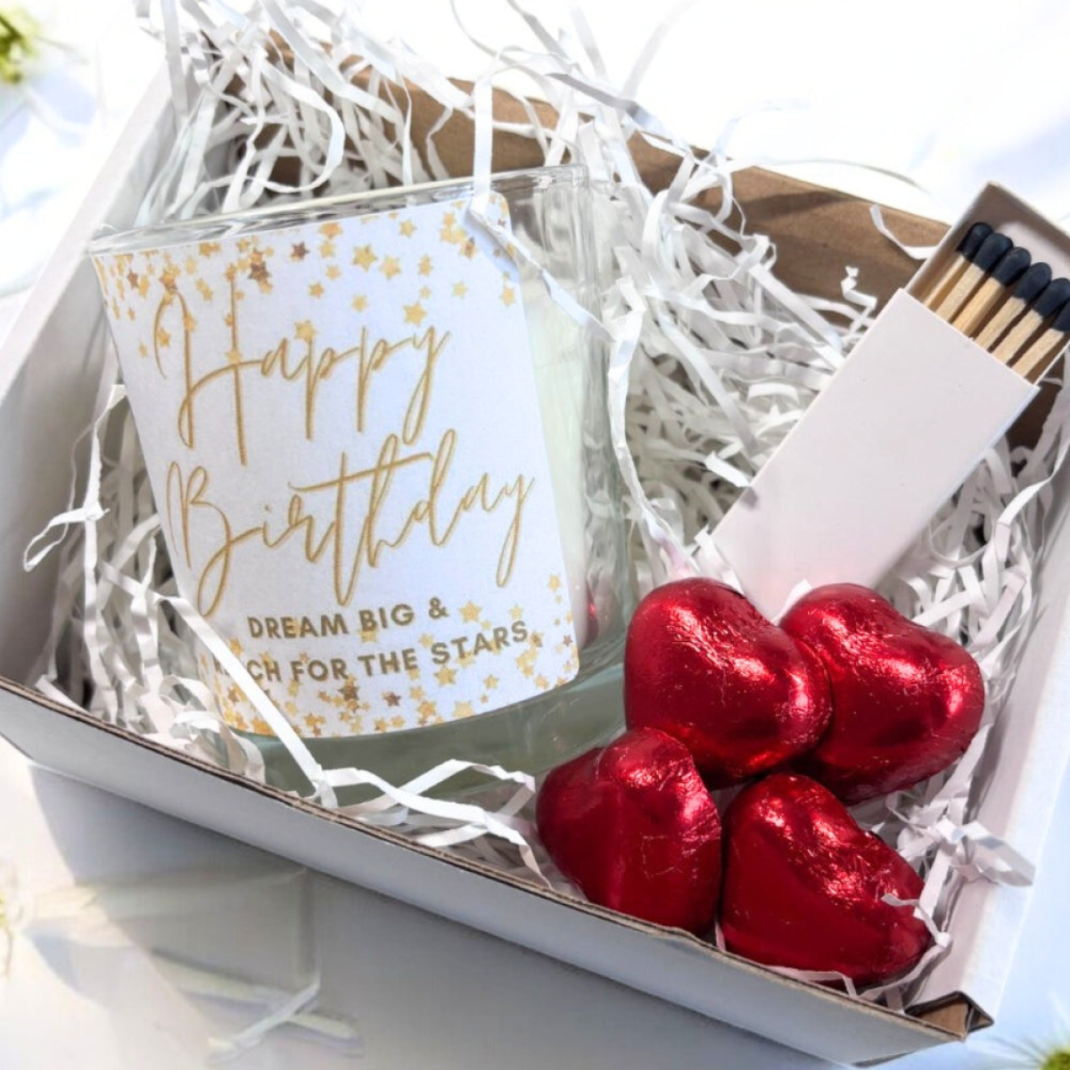 Happy Birthday Dream Big Candle Gift Set