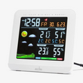 Acctim Wyndham Display Black 6 in 1 Barometric Weather Station with Outdoor