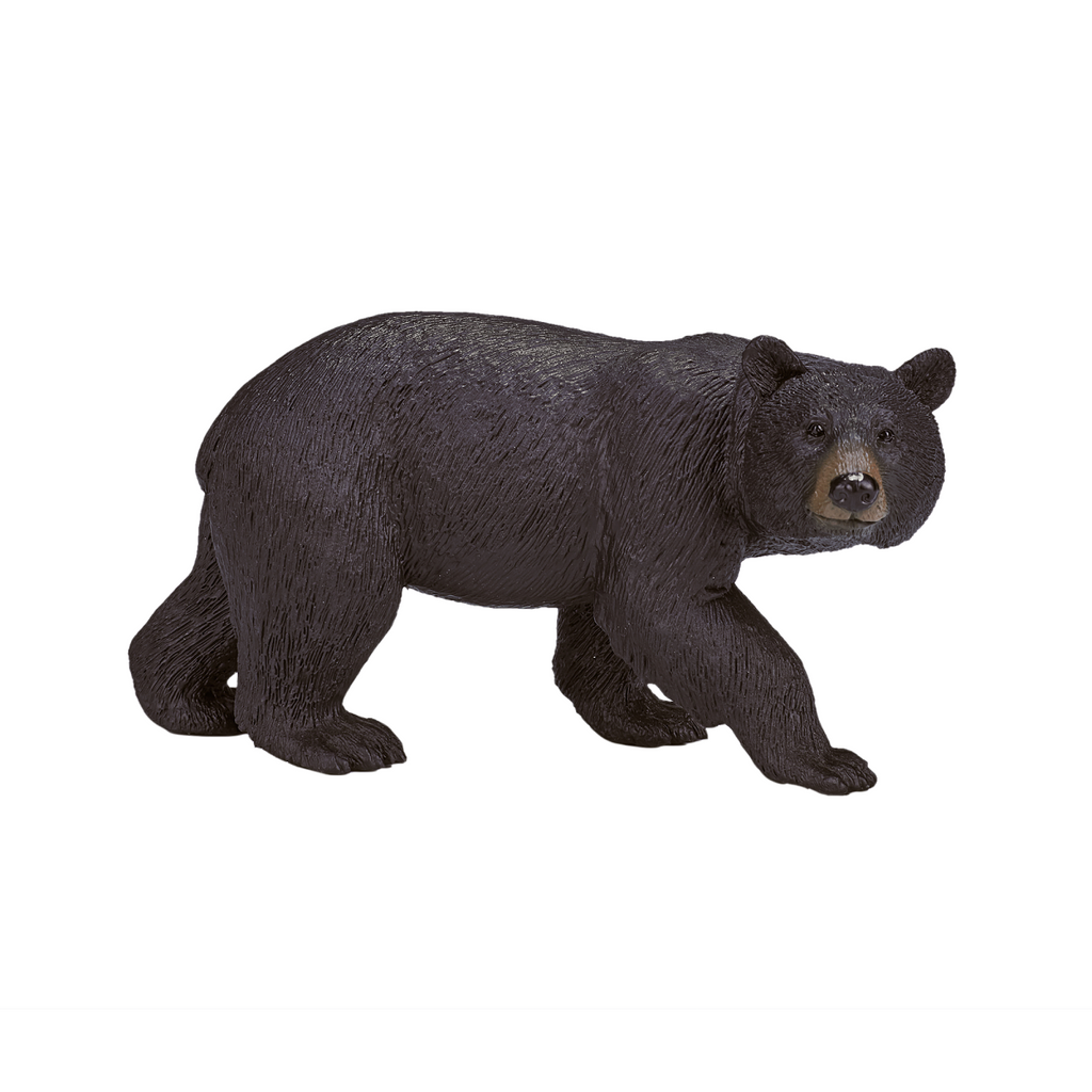 American Black Bear Figurine  Realistic Wildlife Model