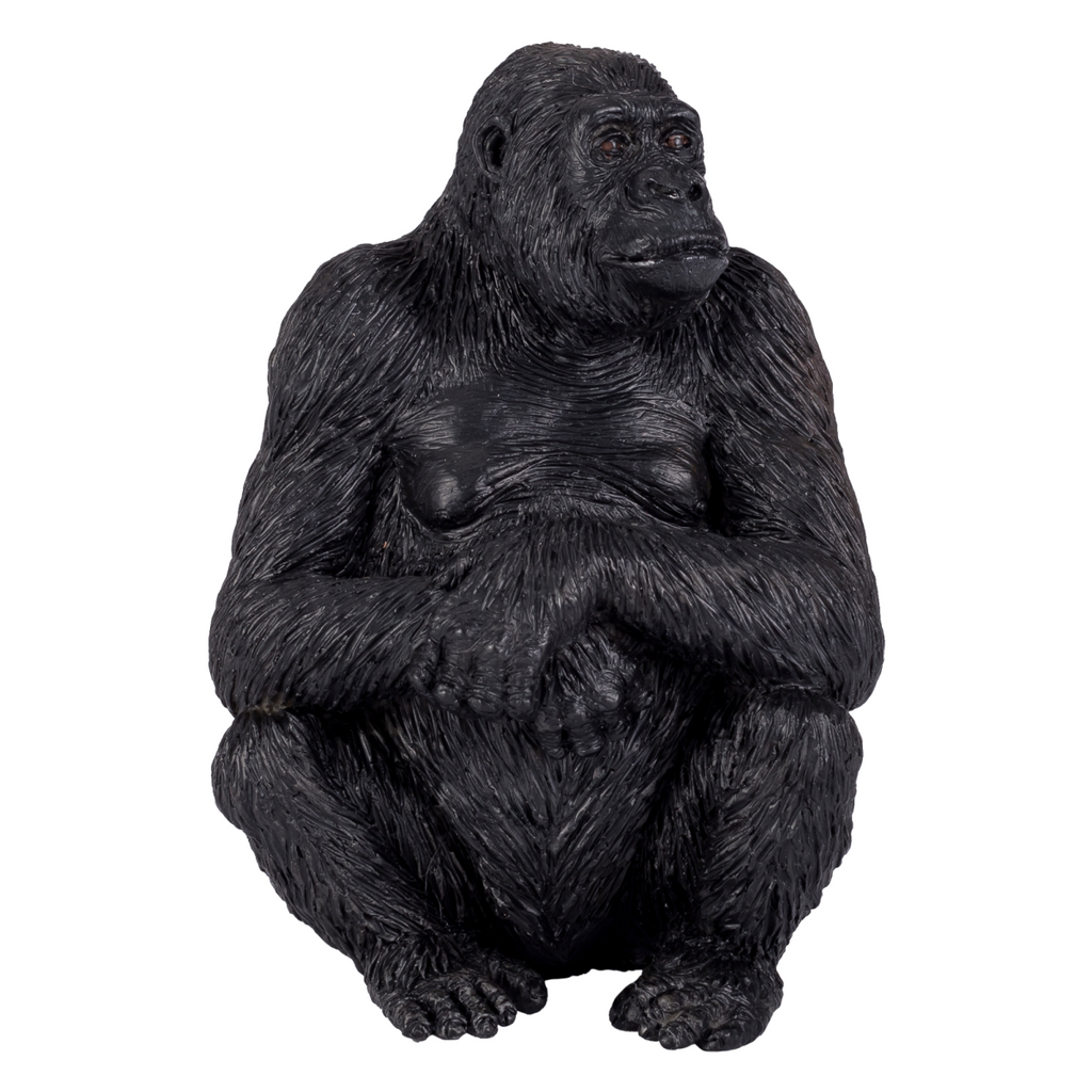 Gorilla Female Toy  Realistic Wildlife Figurine