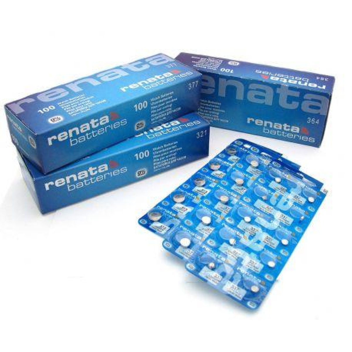 RENATA MP 357 SR44W Watch Batteries Blister Pack 100 Swiss Made
