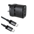 WYEFLUX 67W Multi-Port Laptop & Mobile Phone Charging Kit with USB-C to USB-C