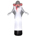 Outsunny 8.9FT Tall Halloween Inflatable Three-Head Witch Ghost Decoration