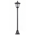 Outsunny Solar Powered Lamp Post, IP44, 18Lx18Wx160H cm-Black