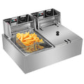 ZOKOP EH82 2500W 220-240V 12.7QT/12L Stainless Steel Double Cylinder Electric