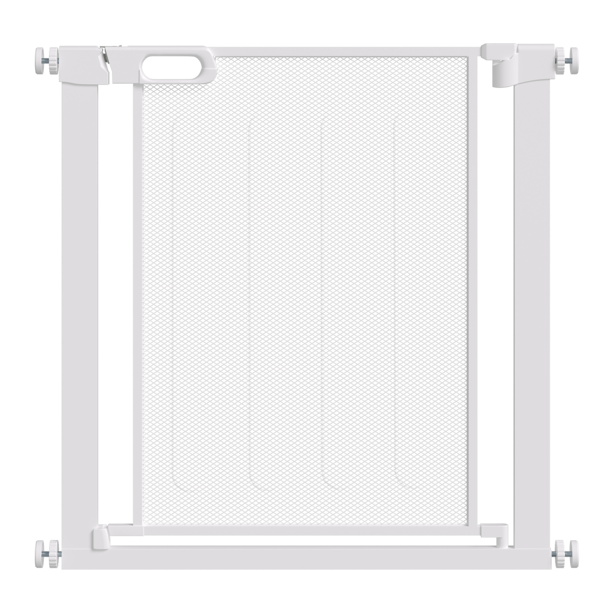 Pressure Fit Safety Gate for Stairs with Auto Close 75-82 cm - White PawHut