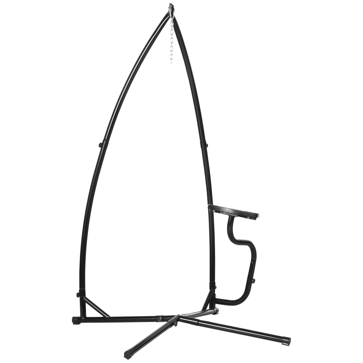 Hammock Chair Stand Only Heavy Duty Metal C-Stand Indoor or Outdoor