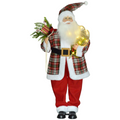 HOMCOM 133cm Animated Santa Claus with Sound Activated Festive Music for Party