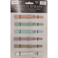 PASSR Sun Mixed Pastille Colour Calf Leather Watch Straps Regular card of 6