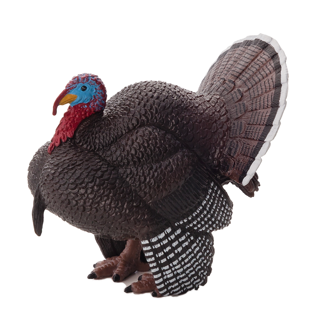 Male Turkey Toy Figure  Farmyard Animal Model