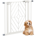 Pressure Fit Safety Gate with Auto Closing Door, Double Locking, Openings 74-80cm