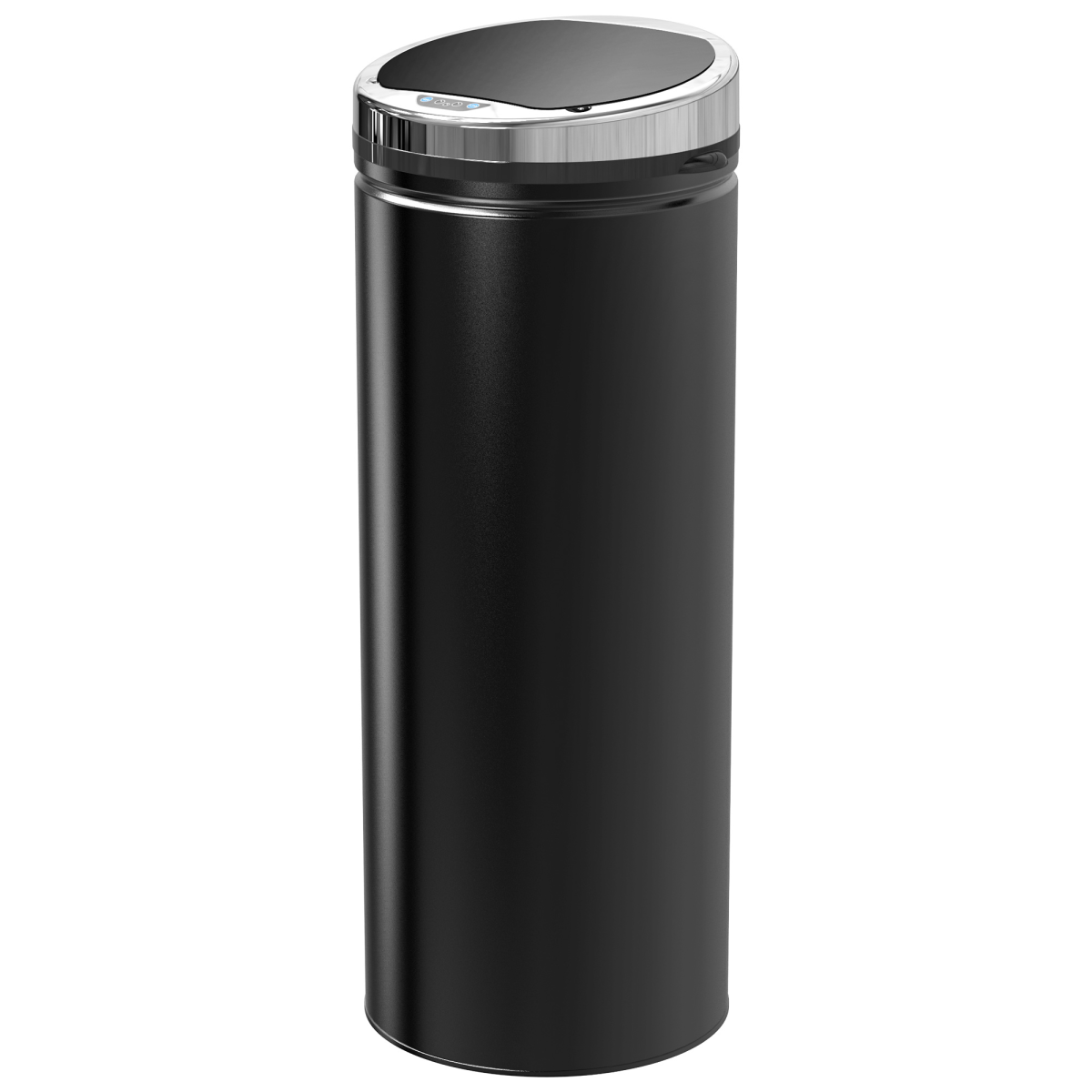 50 L Stainless Steel Sensor Trash Can with Bucket-Black