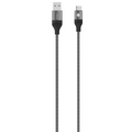 WYEFLOW Aluminum Alloy Braided USB-A to USB-C Charging and Syncing Cable 2m
