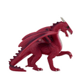 Red Dragon Toy  Fantasy Mythical Creature Figure
