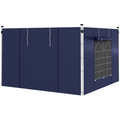 Outsunny 3x3(m) or 3x6m Pop Up Gazebo Side Panels Replacement, 2 Pack, Blue