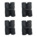 4 Pc Gazebo Sand Bag Weight Set-Black