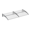 Door Canopy Awning Outdoor Window Rain Shelter Cover Clear