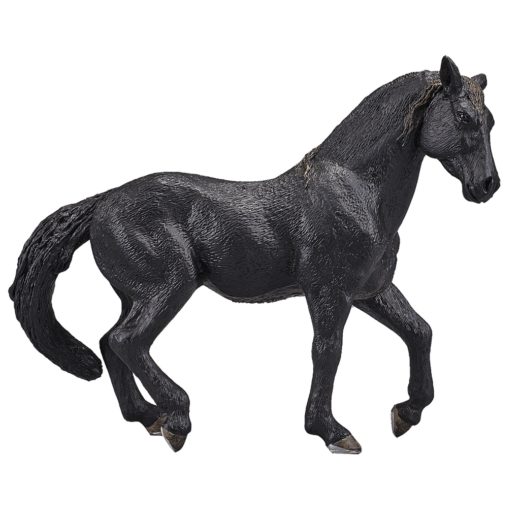 Andalusian Black Horse Toy  Realistic Equestrian Model