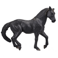 Andalusian Black Horse Toy  Realistic Equestrian Model
