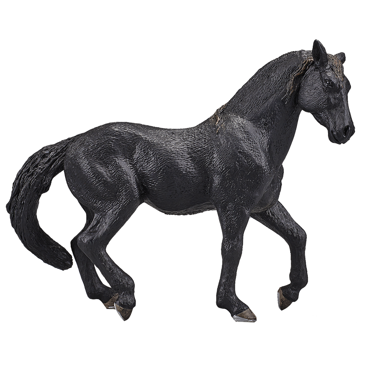 Andalusian Black Horse Toy  Realistic Equestrian Model