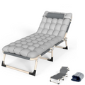 Folding Bed Camping Travel Heavy Duty Foldable Adult Lightweight With Mattress